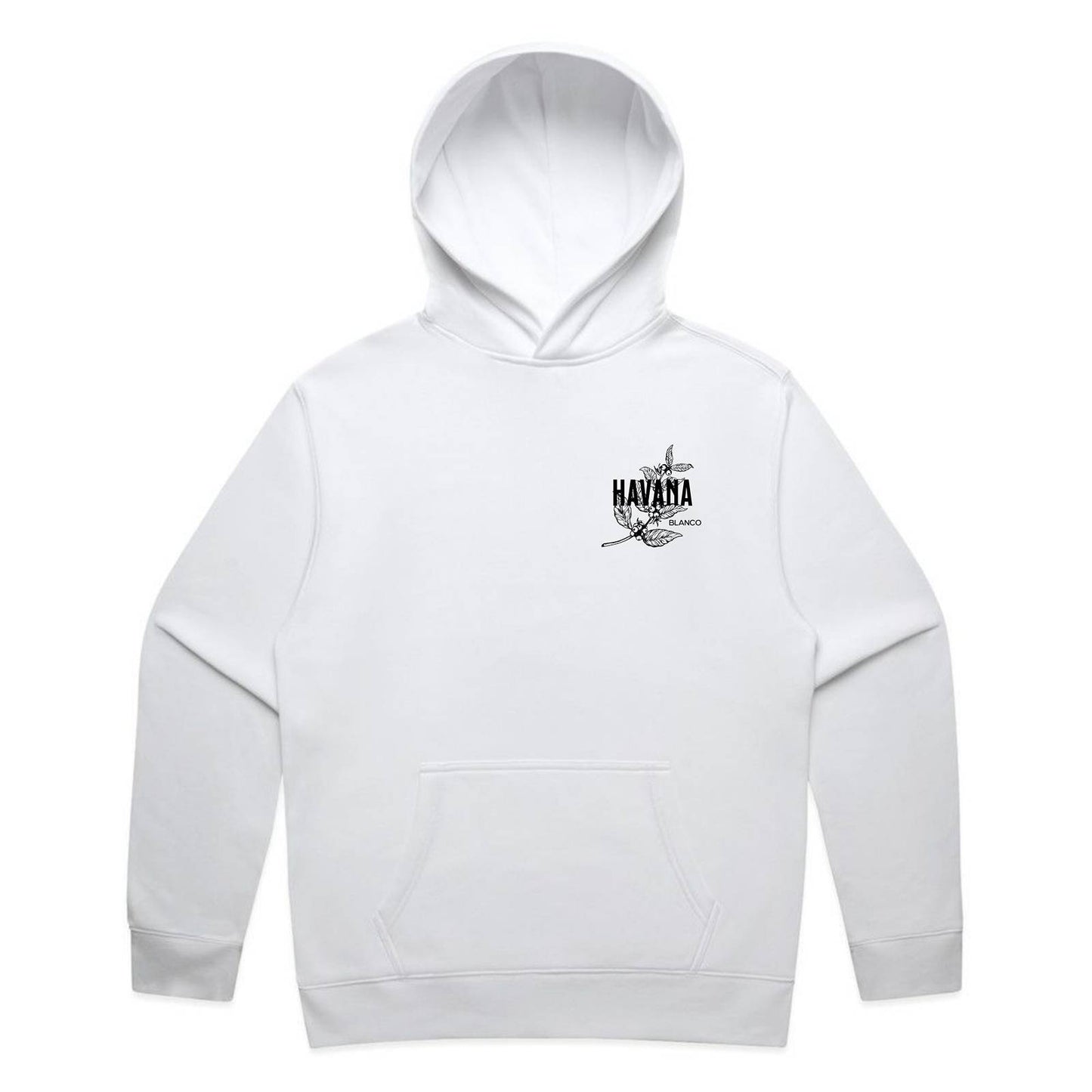 Cafe Havana White Hoodie