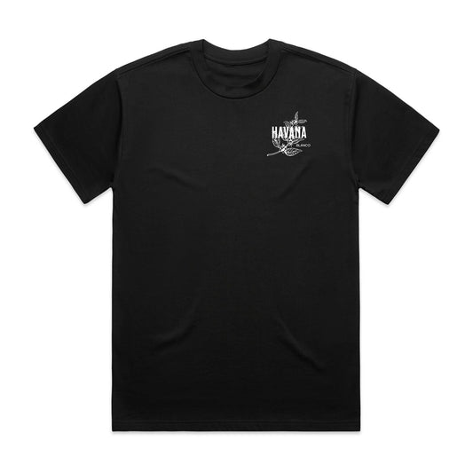 Cafe Havana Heavy Black Tee