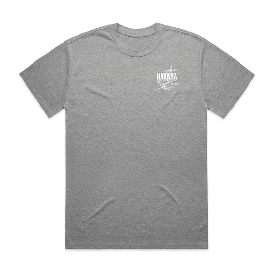 Cafe Havana Heavy Grey Tee